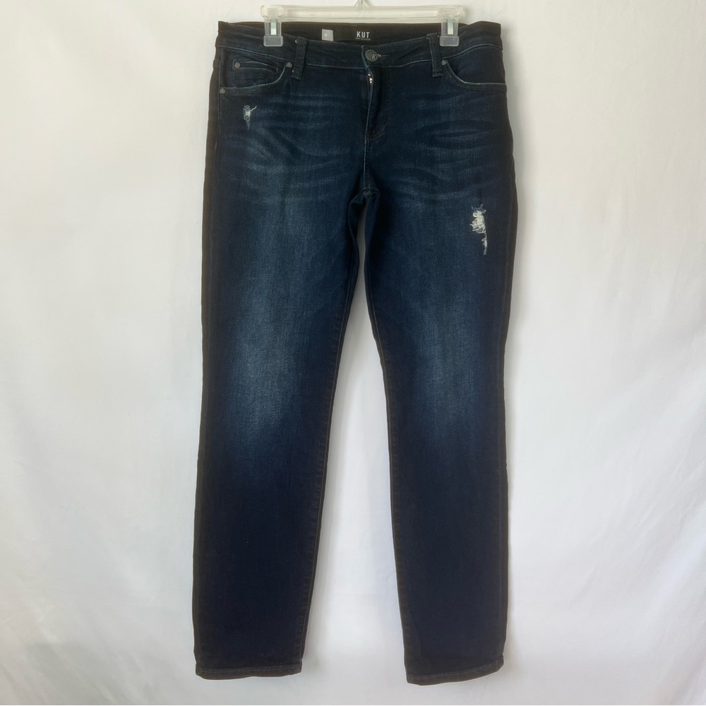 KUT From The Kloth Jeans Women's 10 Catherine Boyfriend Stretch 33x29